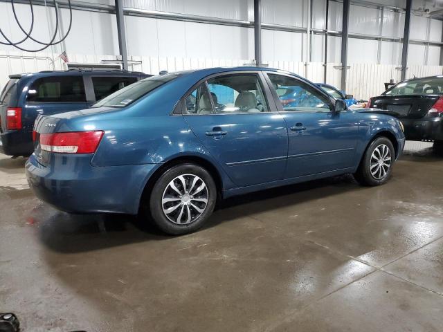 5NPET46C07H264077 - 2007 HYUNDAI SONATA GLS BLUE photo 3