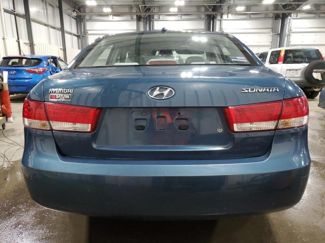 5NPET46C07H264077 - 2007 HYUNDAI SONATA GLS BLUE photo 6