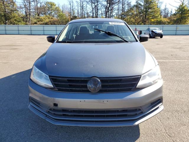 3VW2K7AJ0FM409198 - 2015 VOLKSWAGEN JETTA BASE GRAY photo 5
