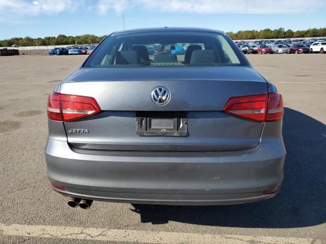 3VW2K7AJ0FM409198 - 2015 VOLKSWAGEN JETTA BASE GRAY photo 6