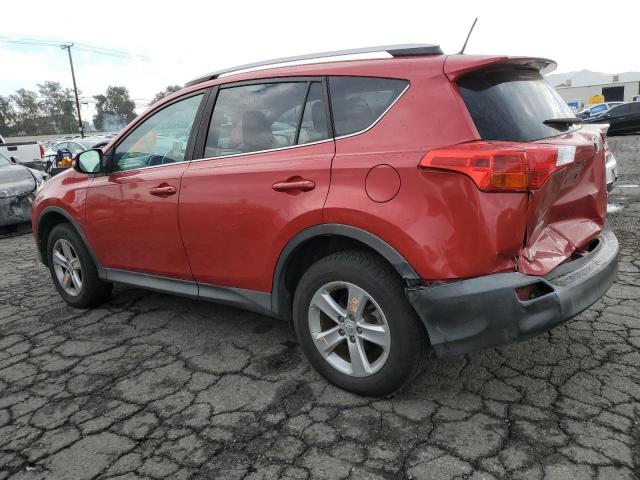 2T3WFREV7EW101525 - 2014 TOYOTA RAV4 XLE RED photo 2