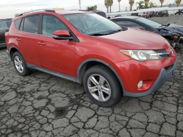 2T3WFREV7EW101525 - 2014 TOYOTA RAV4 XLE RED photo 4