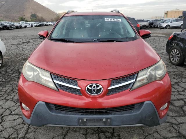 2T3WFREV7EW101525 - 2014 TOYOTA RAV4 XLE RED photo 5