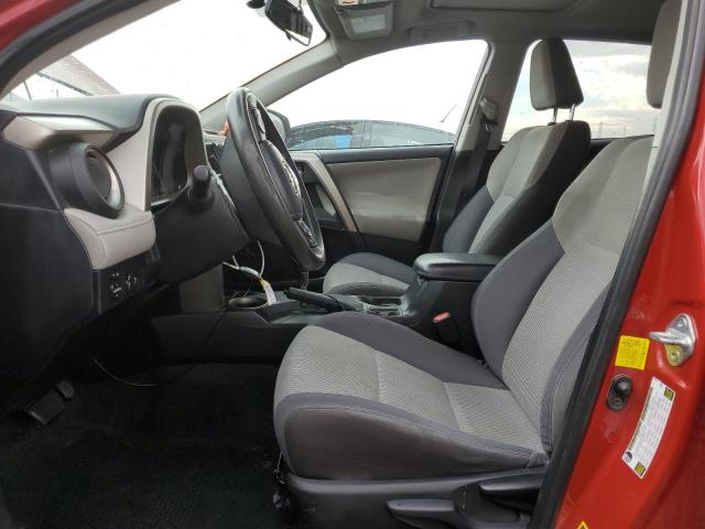 2T3WFREV7EW101525 - 2014 TOYOTA RAV4 XLE RED photo 7