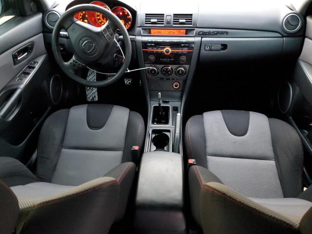 JM1BK34L871718957 - 2007 MAZDA SPEED 3 BLACK photo 8