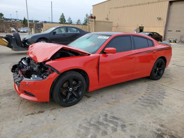 2C3CDXBG0HH642315 - 2017 DODGE CHARGER SE RED photo 1