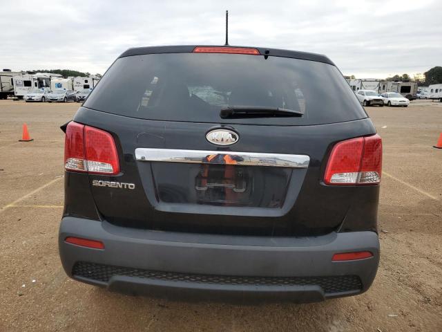 5XYKT3A14DG405710 - 2013 KIA SORENTO LX BLACK photo 6