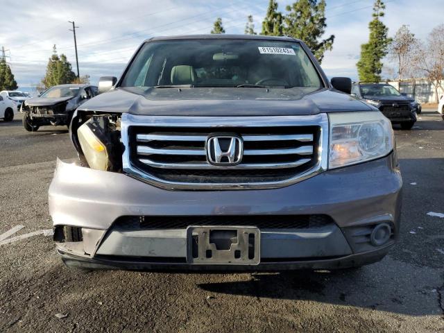 5FNYF3H27FB008888 - 2015 HONDA PILOT LX GRAY photo 5