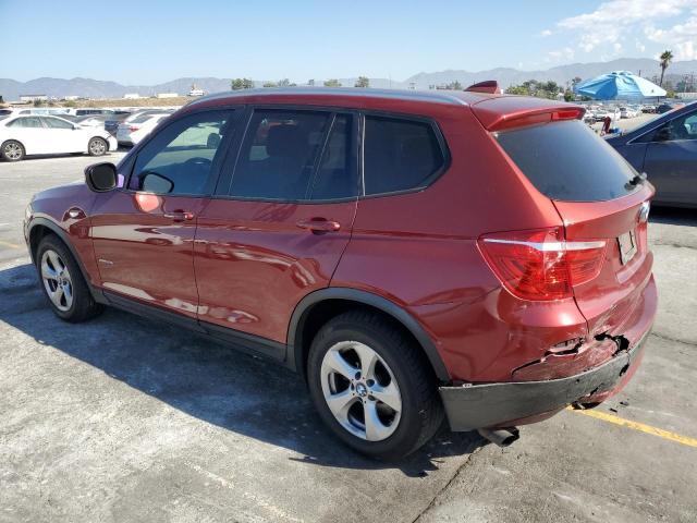 5UXWX5C59CL724586 - 2012 BMW X3 XDRIVE28I MAROON photo 2
