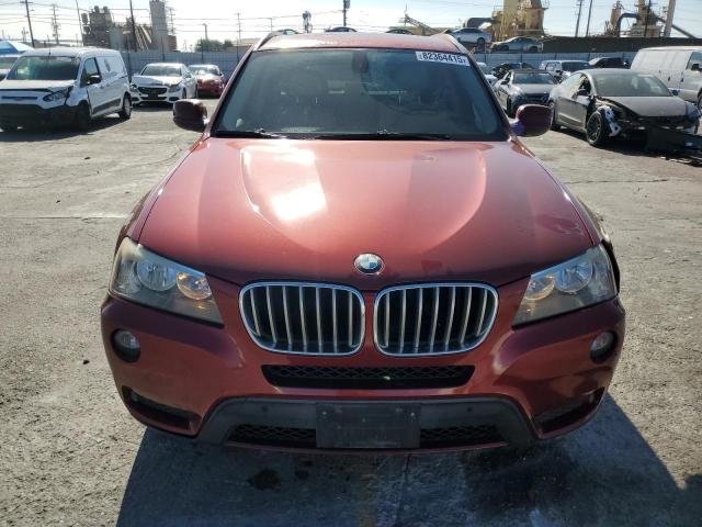 5UXWX5C59CL724586 - 2012 BMW X3 XDRIVE28I MAROON photo 5