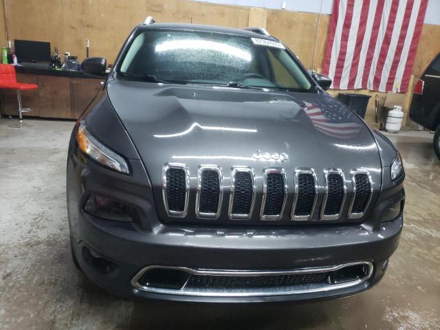 1C4PJMDS1EW202378 - 2014 JEEP CHEROKEE LIMITED GRAY photo 5