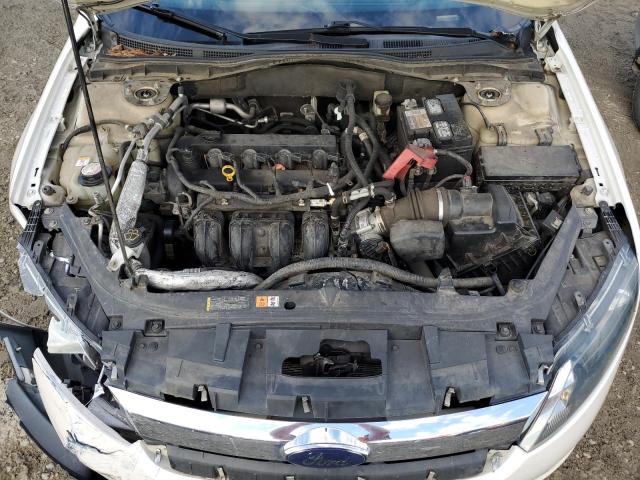 3FAHP0HAXAR227165 - 2010 FORD FUSION SE WHITE photo 11