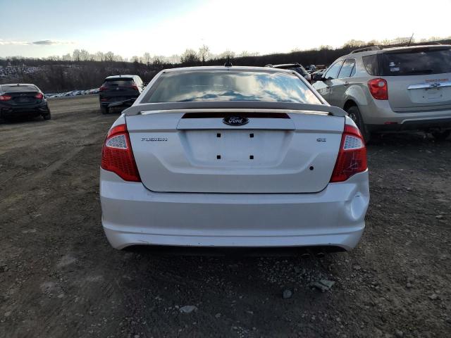 3FAHP0HAXAR227165 - 2010 FORD FUSION SE WHITE photo 6