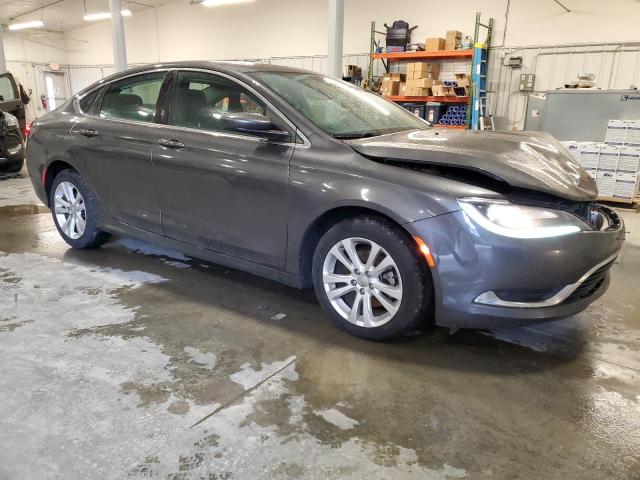 1C3CCCAB8GN168542 - 2016 CHRYSLER 200 LIMITED GRAY photo 4