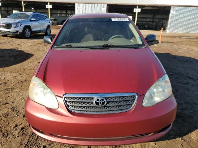 1NXBR32E15Z418720 - 2005 TOYOTA COROLLA CE RED photo 5