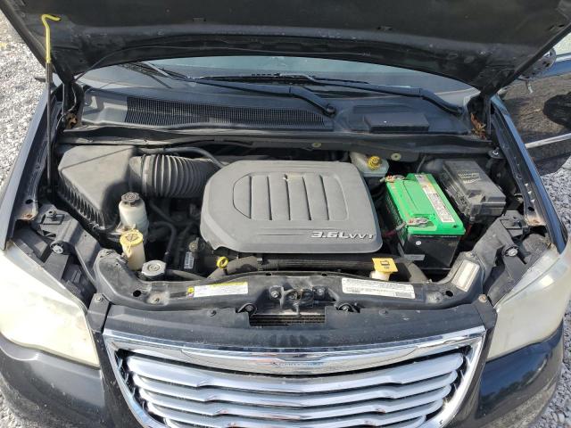 2C4RC1CG7CR194355 - 2012 CHRYSLER TOWN & COU TOURING L BLACK photo 12