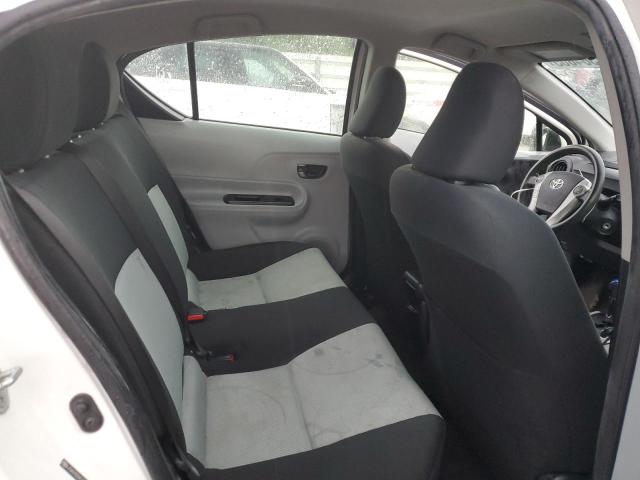 JTDKDTB3XC1526608 - 2012 TOYOTA PRIUS C WHITE photo 10