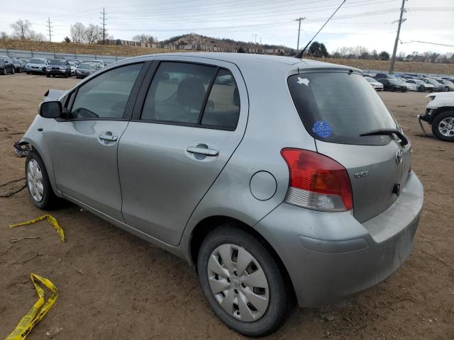 JTDKT903495235449 - 2009 TOYOTA YARIS SILVER photo 2