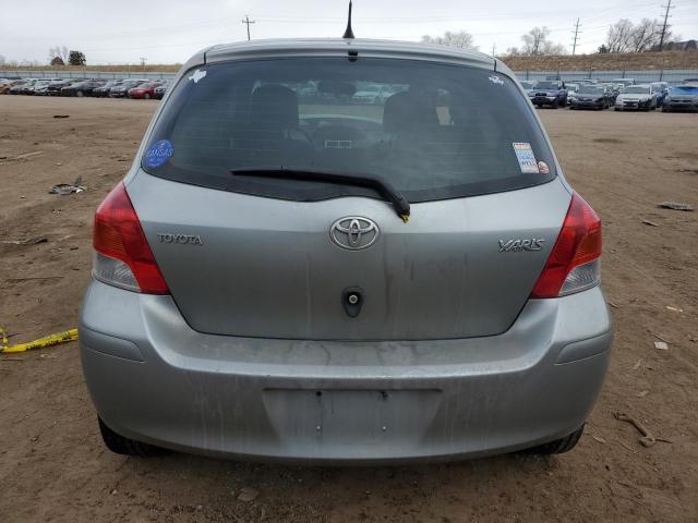 JTDKT903495235449 - 2009 TOYOTA YARIS SILVER photo 6