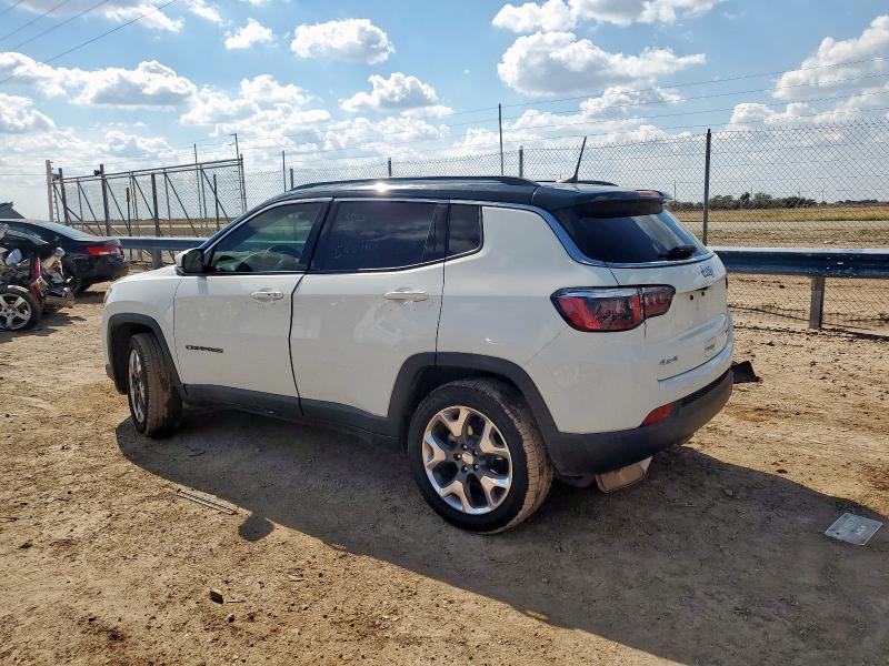 3C4NJDCB9KT650037 - 2019 JEEP COMPASS LIMITED Білий фото 2