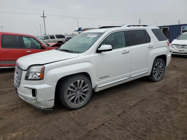 2GKFLVE39G6309554 - 2016 GMC TERRAIN DENALI WHITE photo 1