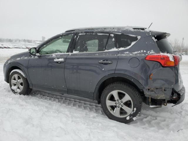 JTMRFREV1FD136220 - 2015 TOYOTA RAV4 XLE CHARCOAL photo 2