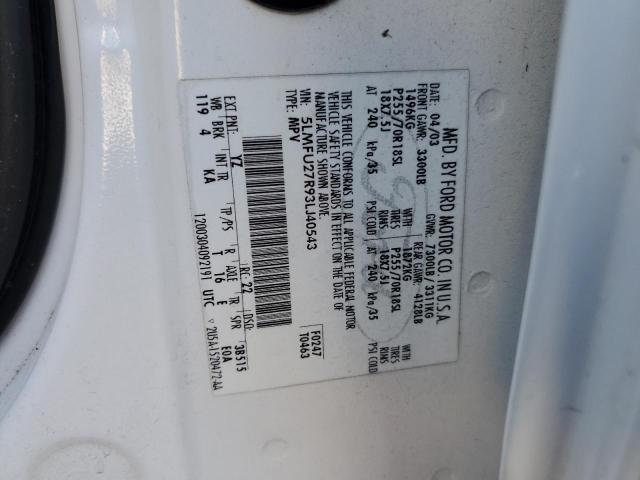 5LMFU27R93LJ40543 - 2003 LINCOLN NAVIGATOR WHITE photo 13