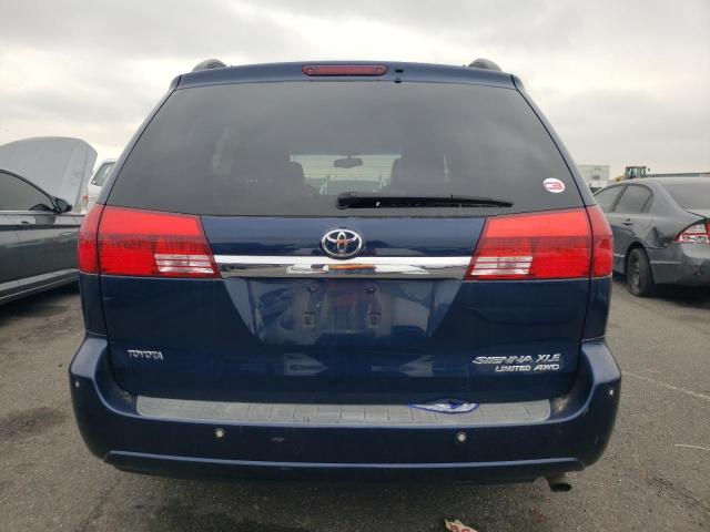 5TDBA22C45S033290 - 2005 TOYOTA SIENNA XLE BLUE photo 6