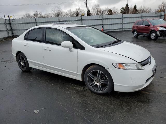 1HGFA16887L066056 - 2007 HONDA CIVIC EX WHITE photo 4