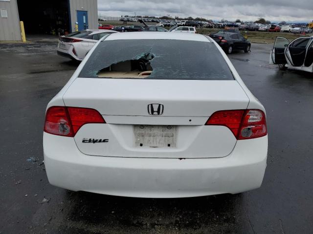 1HGFA16887L066056 - 2007 HONDA CIVIC EX WHITE photo 6