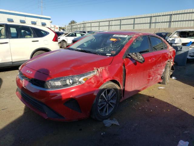 3KPF24AD6NE465460 - 2022 KIA FORTE FE RED photo 1