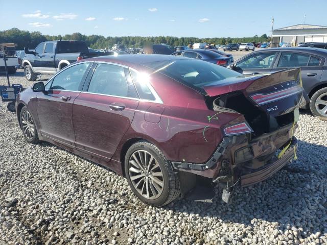 3LN6L5C92JR627899 - 2018 LINCOLN MKZ SELECT Бордовый фото 2