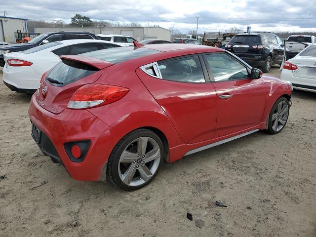 KMHTC6AE3FU240464 - 2015 HYUNDAI VELOSTER TURBO RED photo 3