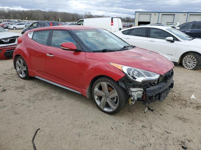 KMHTC6AE3FU240464 - 2015 HYUNDAI VELOSTER TURBO RED photo 4