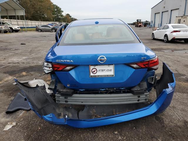 3N1AB8CVXLY233708 - 2020 NISSAN SENTRA SV BLUE photo 6