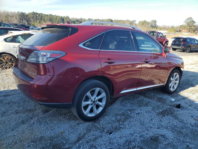 2T2ZK1BA2CC071574 - 2012 LEXUS RX 350 MAROON photo 3