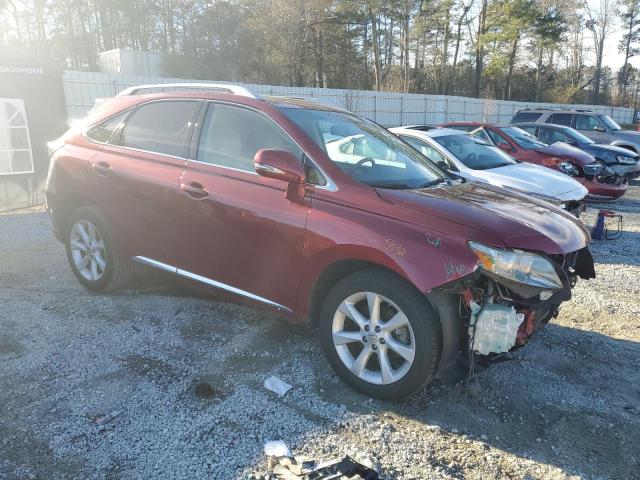 2T2ZK1BA2CC071574 - 2012 LEXUS RX 350 MAROON photo 4