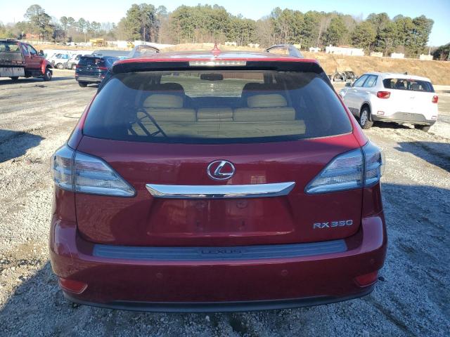 2T2ZK1BA2CC071574 - 2012 LEXUS RX 350 MAROON photo 6