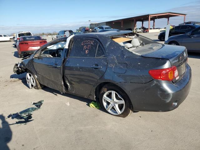 2T1BU4EE6AC522230 - 2010 TOYOTA COROLLA BASE GRAY photo 2