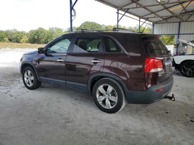 5XYKU3A64CG244976 - 2012 KIA SORENTO EX BURGUNDY photo 2