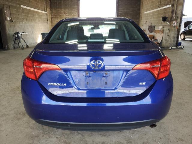2T1BURHEXHC912718 - 2017 TOYOTA COROLLA L BLUE photo 6
