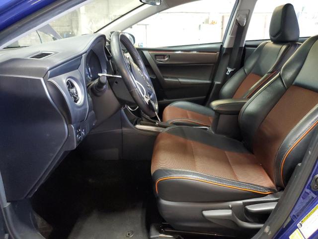 2T1BURHEXHC912718 - 2017 TOYOTA COROLLA L BLUE photo 7