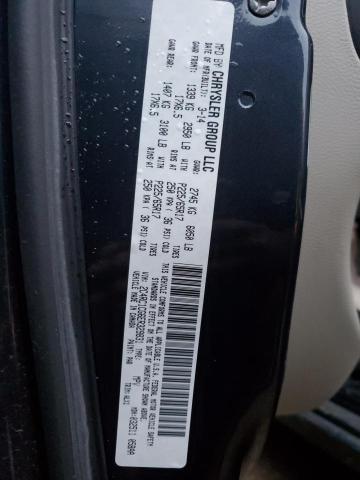 2C4RC1CG6ER329831 - 2014 CHRYSLER TOWN & COU TOURING L GRAY photo 13