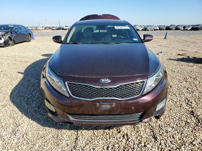 5XXGN4A77FG453381 - 2015 KIA OPTIMA EX BURGUNDY photo 5