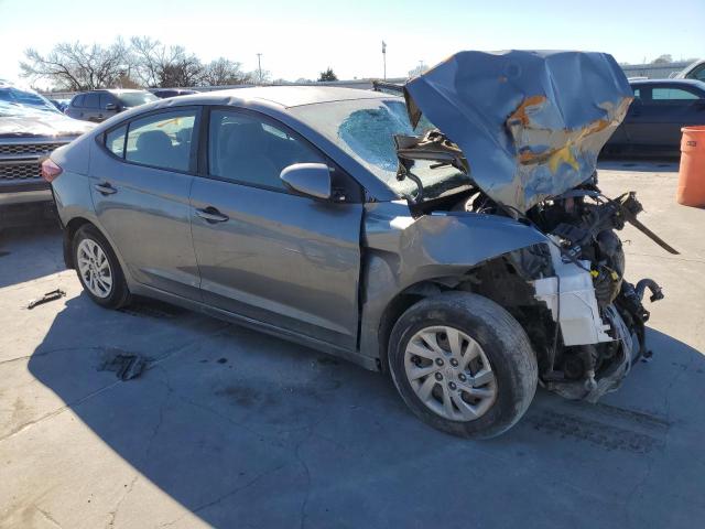 KMHD74LF0HU371518 - 2017 HYUNDAI ELANTRA SE GRAY photo 4