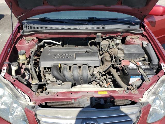 1NXBR32EX3Z151199 - 2003 TOYOTA COROLLA CE წითელი ფოტო 11