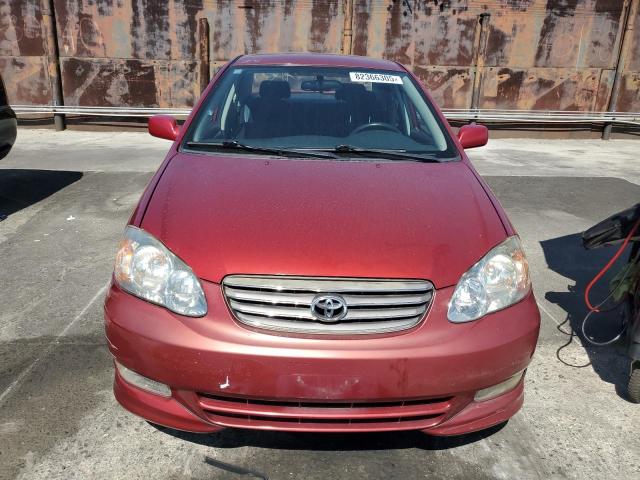 1NXBR32EX3Z151199 - 2003 TOYOTA COROLLA CE წითელი ფოტო 5