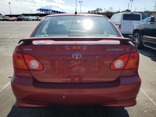 1NXBR32EX3Z151199 - 2003 TOYOTA COROLLA CE წითელი ფოტო 6
