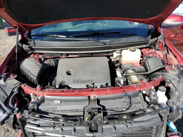 1GNEVGKW5PJ332237 - 2023 CHEVROLET TRAVERSE LT 勃艮第红 照片 12