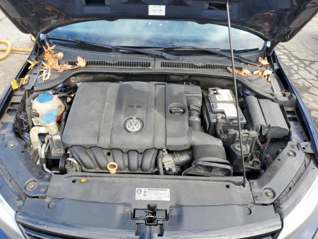 3VWDZ7AJXBM341300 - 2011 VOLKSWAGEN JETTA SE BLUE photo 11